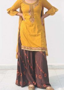 Elegant Mustard Yellow Kurta Set