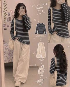 Striped Long Sleeve Top