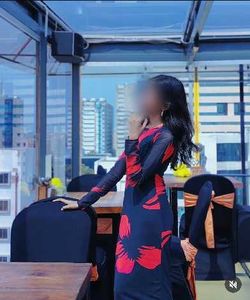 SAVANA Printed Bodycon Maxi Dress