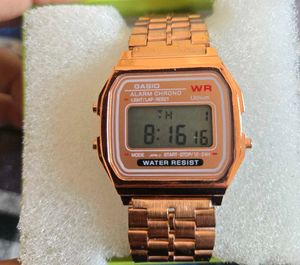 Retro Digital Watch - Rose Gold
