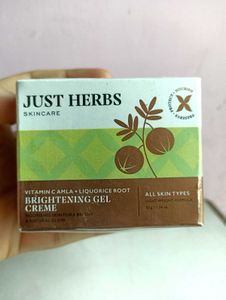 JUST HERBS Brightening Gel Creme 50g