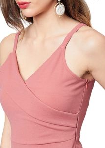 Chic Rose Pink Wide Leg Jumpsuit