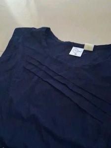 Navy Blue A-Line Dress