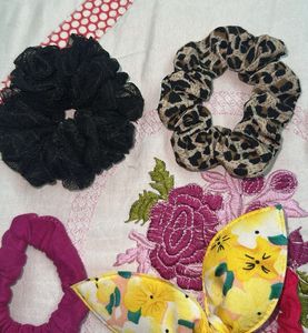 Set of 8 Hair Scrunchies