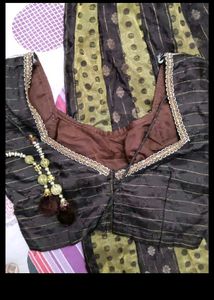 Banarasi Kalidar Lehnga With Net Duppta