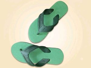 Green Flip Flops