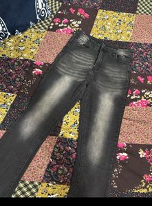 Stylish Dark Wash Flare Jeans