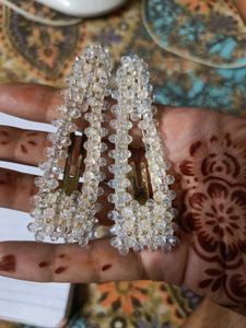Sparkling Crystal Hair Clips