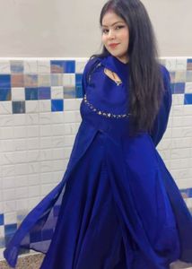 Anarkali pattern kurta set