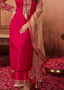 New Branded Designer kurta with trouser and dupatt