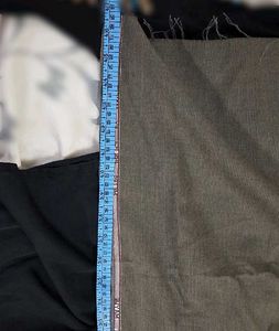 Elegant Grey+yellow strips Dress Material