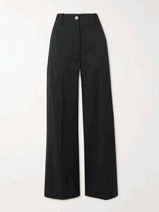 Classic Black Wide-Leg Trousers