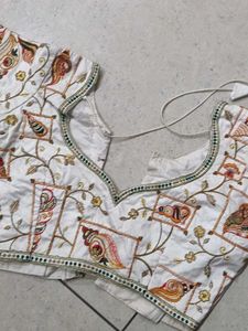 White Embroidered Blouse