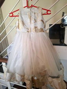 Beautiful White & Gold Party Dress