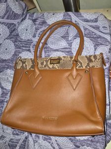 Brown Leather Tote Bag
