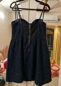 VS Navy Blue Corset Lace Dress