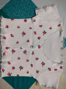 Cute Floral Print Top