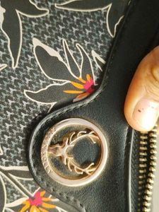 Allen Solly.    Stylish Floral Pattern Handbag