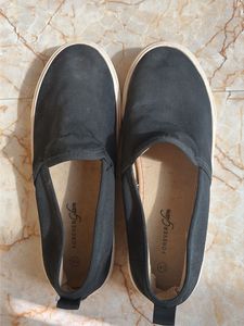 Comfortable Black Slip-On Shoes