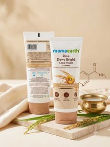 Mamaearth Rice Dewy Bright Face Wash