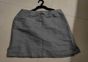 New Chic Geometric Print Mini Skirt
