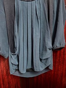 Chic Pleated Tunic Top