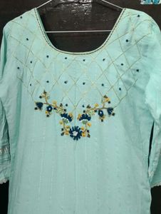 Beautiful Light Blue Kurta