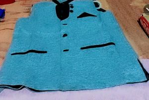 Men's Grey Linen Vest