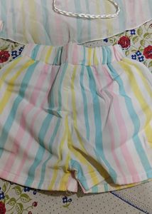 Striped Romper Dress for Girls