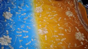 Beautifully Embroidered Saree