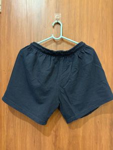 3 of Relaxed-Fit Casual Shorts with Smiley Pr