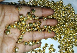 100pieces Ghungroo Golden Jingle Bells for Crafts