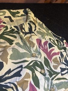 Abstract Print Casual Shirt