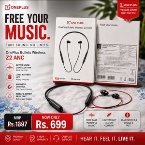 OnePlus Bullets Wireless Z2 ANC Earphones