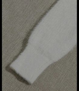 Fluffy WhiteCardigan super soft light w
