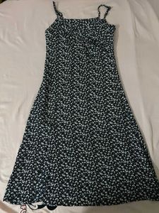 Floral Print Spaghetti Strap Dress