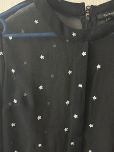 Classic Black Sheer Top
