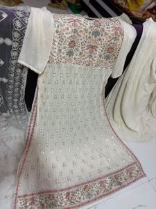 Elegant Embroidered Kurta Set with Dupatta