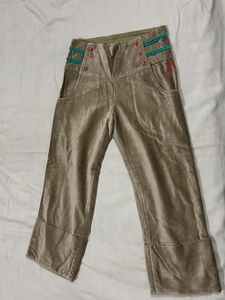 Velvet Wide Leg Pants