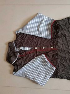 ग्रे कुर्ती रियान XL
