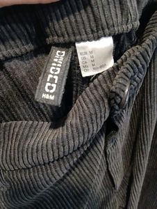 H&amp;M charcoal corduroy (m/L)