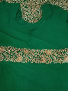 Bottle Green Gown