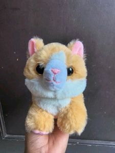 Adorable Plush Cat Keychain