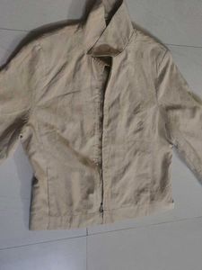 Beige Casual Jacket women