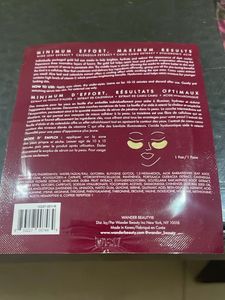 Wander Beauty Baggage Claim Gold Eye Masks