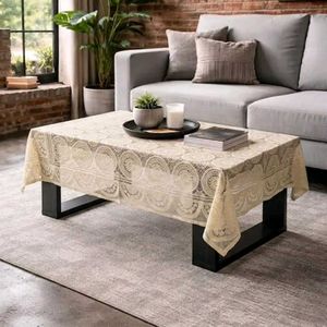Cotton Net Embroidered Decorative Table Runner