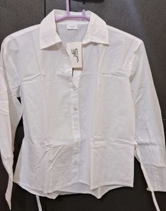 Classic white Button-Up Shirt