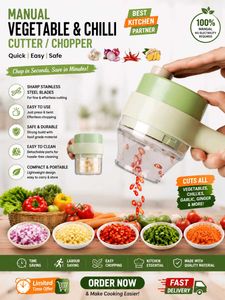 Manual Vegetable & Chilli Cutter