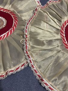 Combo of 2- Embroidered Decorative Pooja Covers