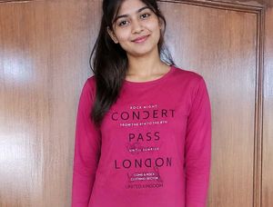 Cool Concert Graphic Long Sleeve Top